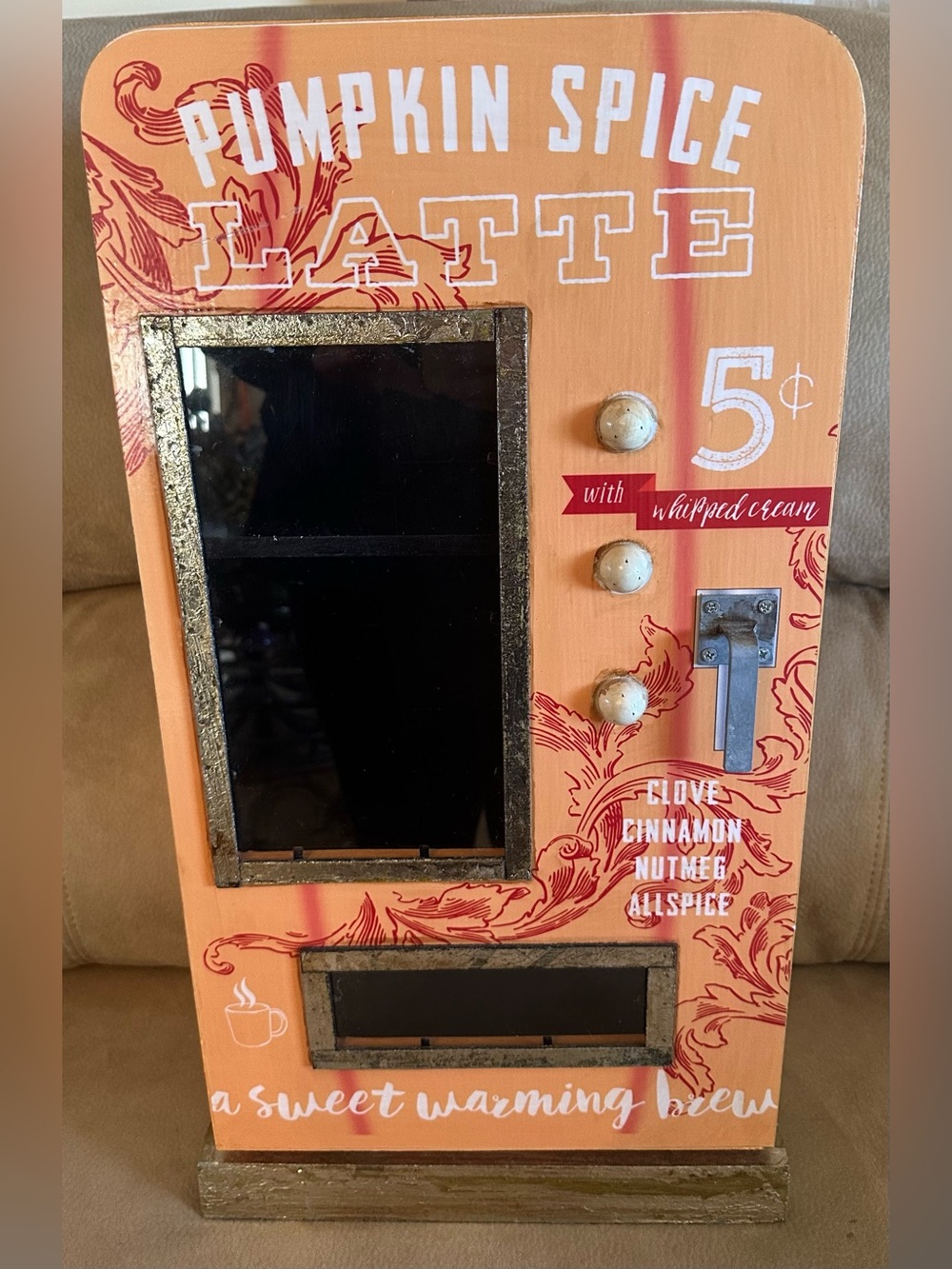 Pumpkin Spice Latte Cabinet